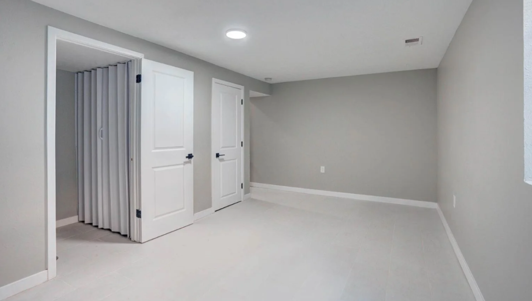Basement renovation in Lafayette